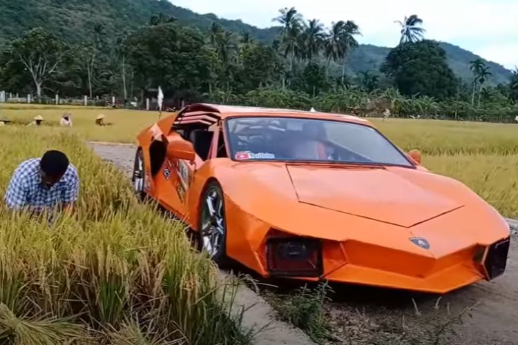 Gunakan Mesin Yamaha Vixion, Petani Aceh Ini Ciptakan Mobil 'Lamborghini' Untuk Ke Pergi Ke Sawah - Pikiran-Rakyat.com