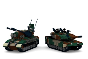 Detail Lego Panzer Tiger Nomer 28