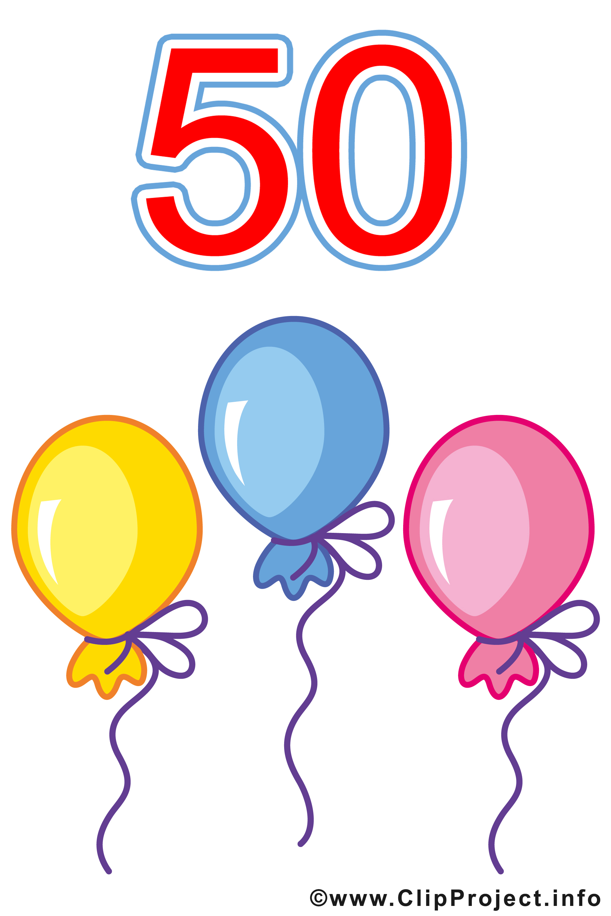 Detail Clipart 50 Geburtstag Nomer 4