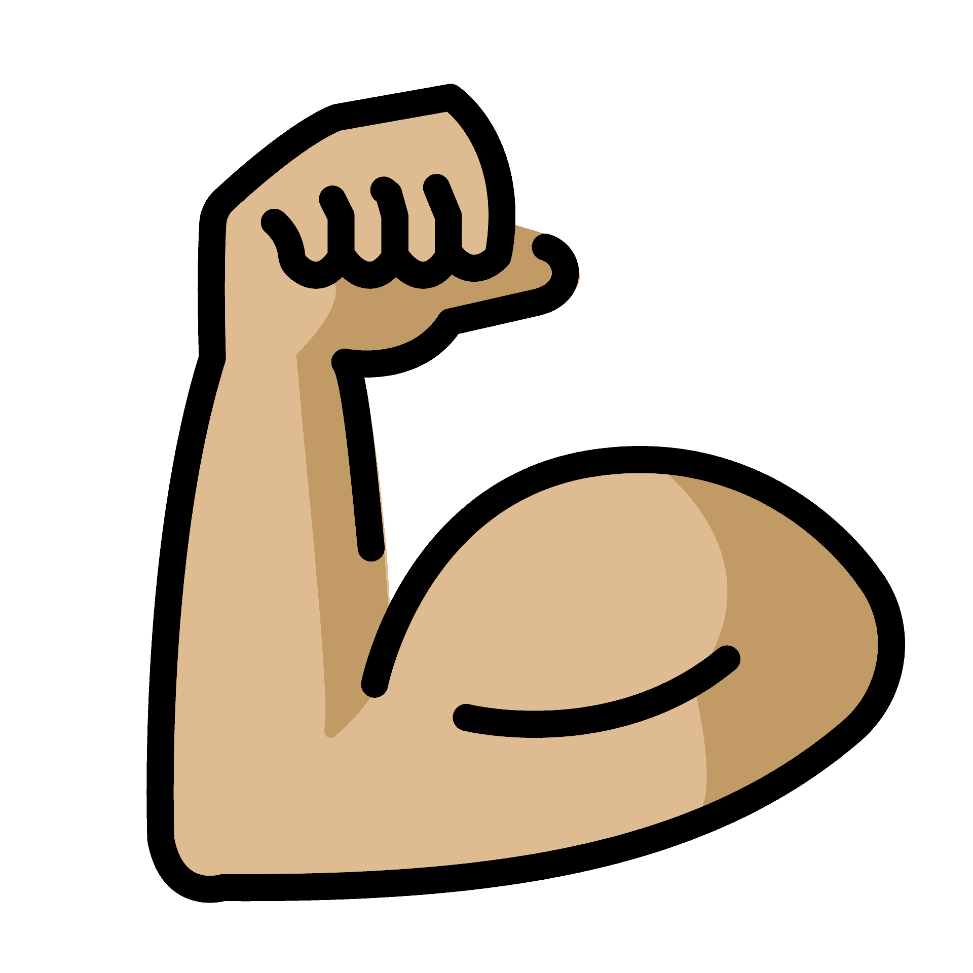 Detail Emoji Strong Arm Nomer 11
