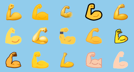 Detail Emoji Strong Arm Nomer 7