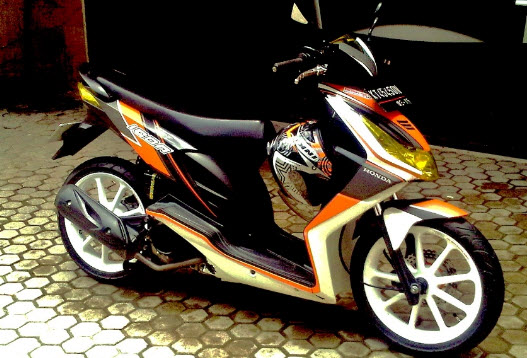 Detail Foto Modifikasi Motor Beat Nomer 24