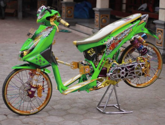 Detail Foto Modifikasi Motor Beat Drag Nomer 11