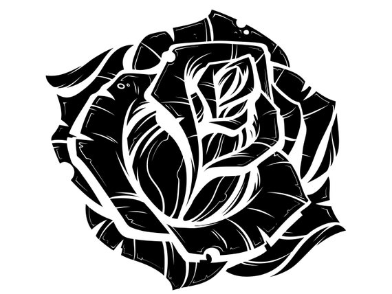 Detail Schwarze Rose Nomer 5