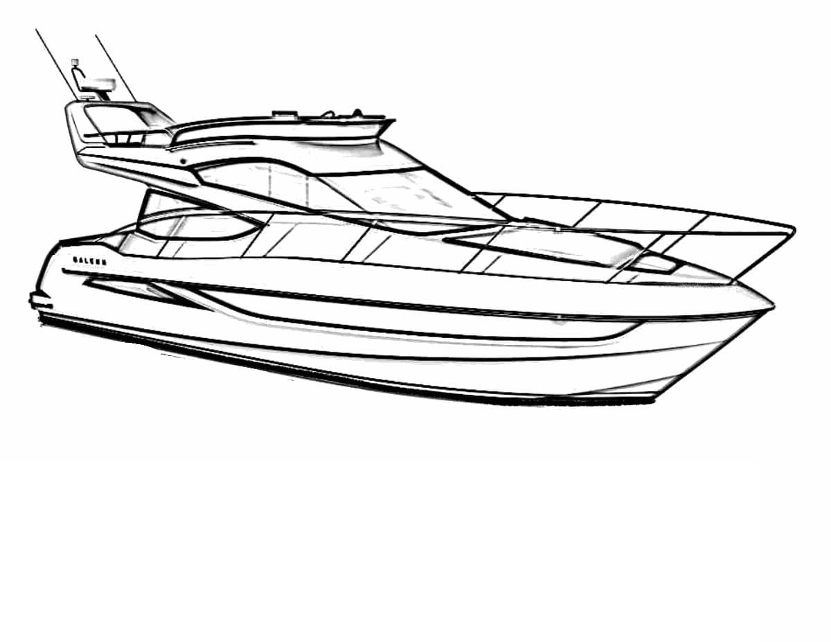 Detail Yacht Zum Ausmalen Nomer 5