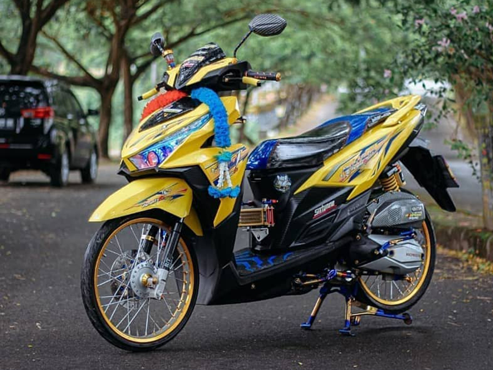 Detail Foto Modifikasi Motor Vario Nomer 37