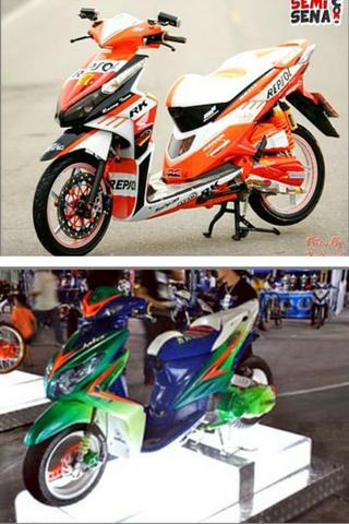 Detail Foto Modifikasi Motor Vario Nomer 41