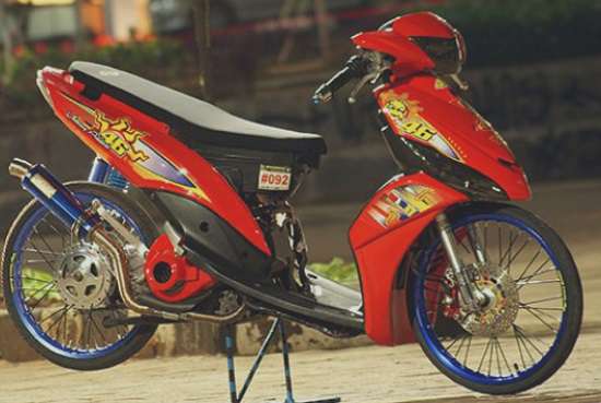 Detail Foto Motor Drag Mio Keren Nomer 20