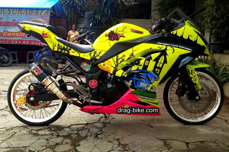 Detail Foto Motor Drag Ninja 4 Tak Nomer 10