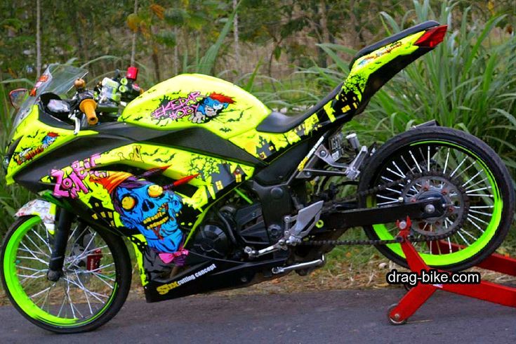 Detail Foto Motor Drag Ninja 4 Tak Nomer 15