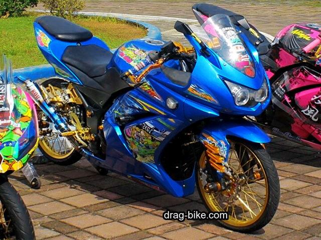 Detail Foto Motor Drag Ninja 4 Tak Nomer 25