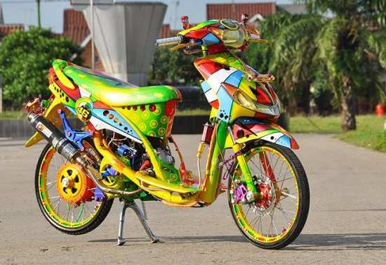 Detail Foto Motor Mio Modifikasi Nomer 15
