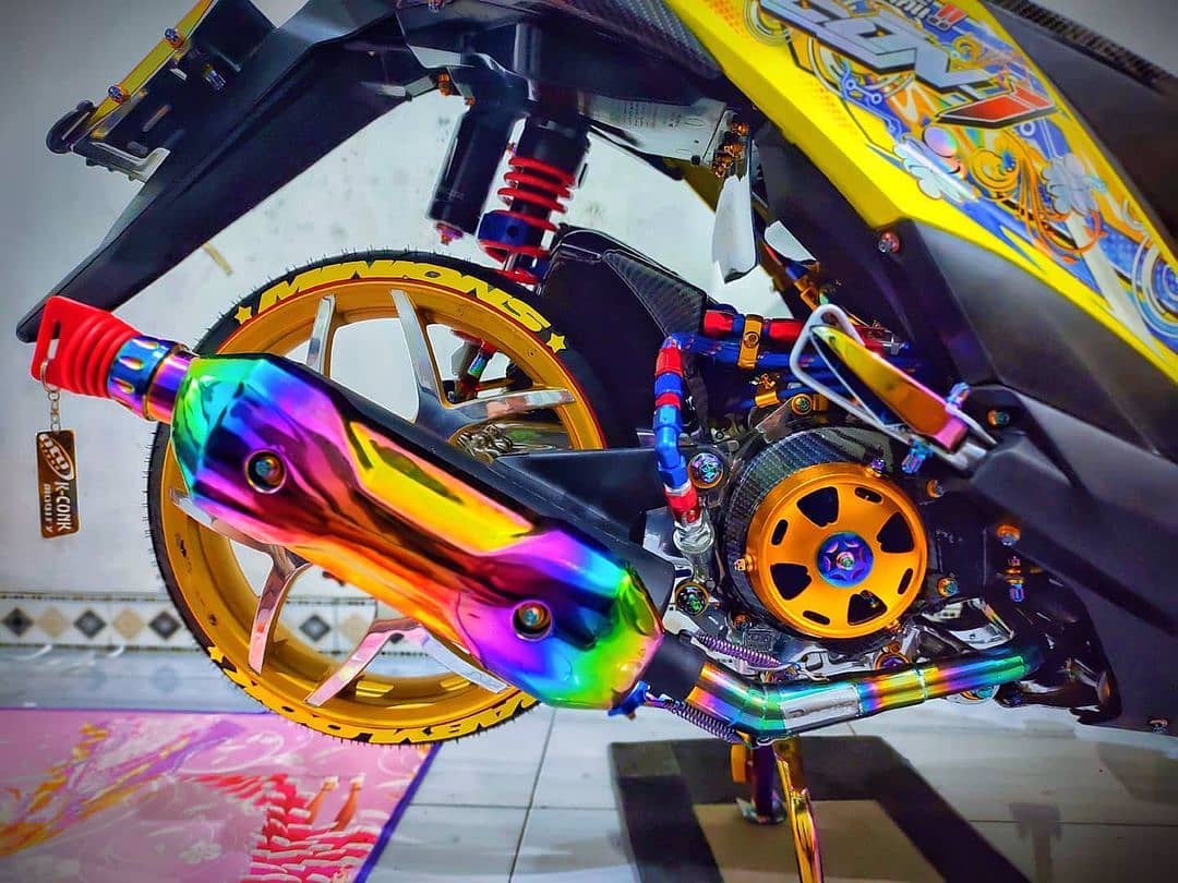 Detail Foto Motor Mio Modifikasi Nomer 35