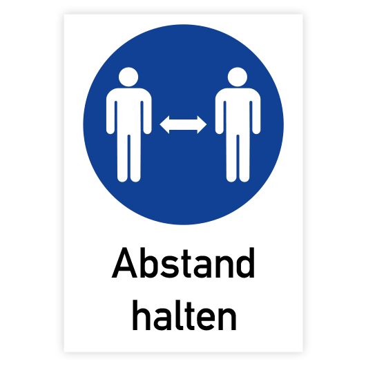 Detail Abstand Halten Symbol Nomer 6