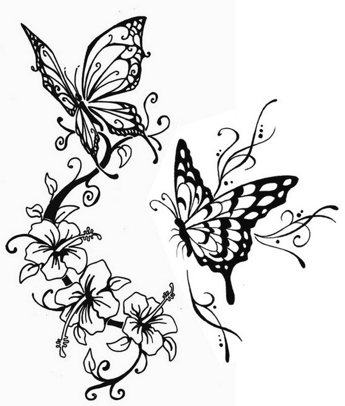 Detail Ausmalbilder Schmetterling Mandala Nomer 15