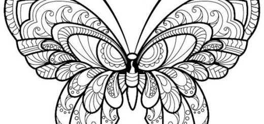 Detail Ausmalbilder Schmetterling Mandala Nomer 16