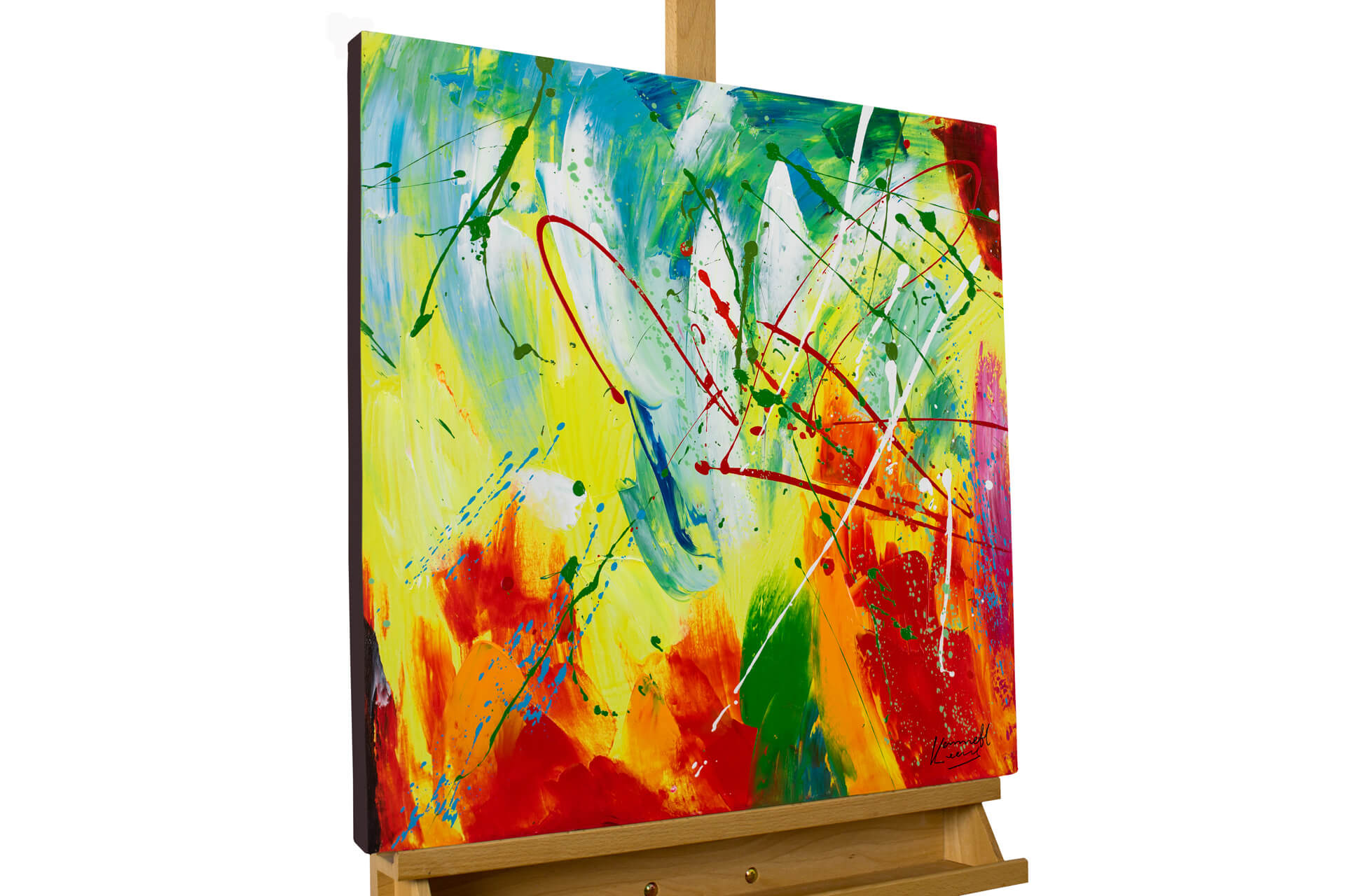 Detail Bild Bunt Abstrakt Nomer 4
