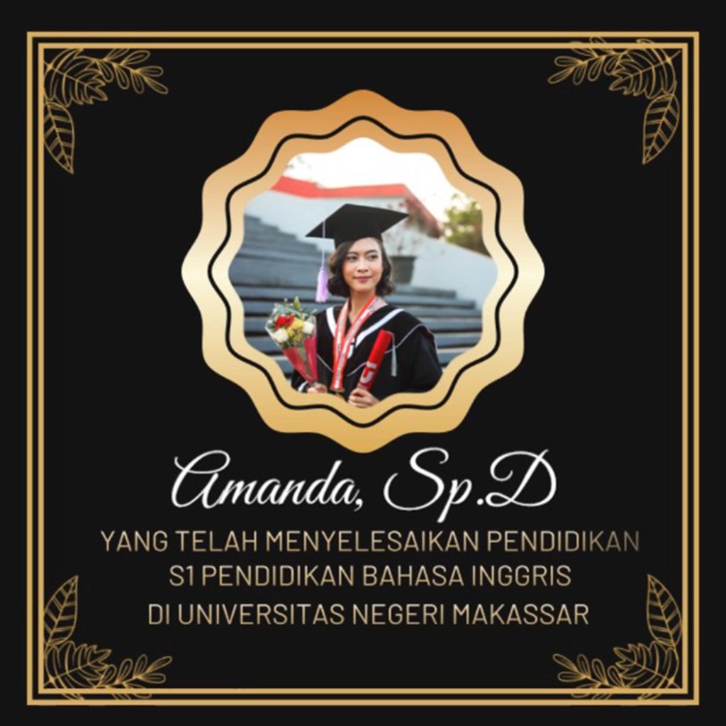 Detail Bingkai Undangan Wisuda Nomer 15