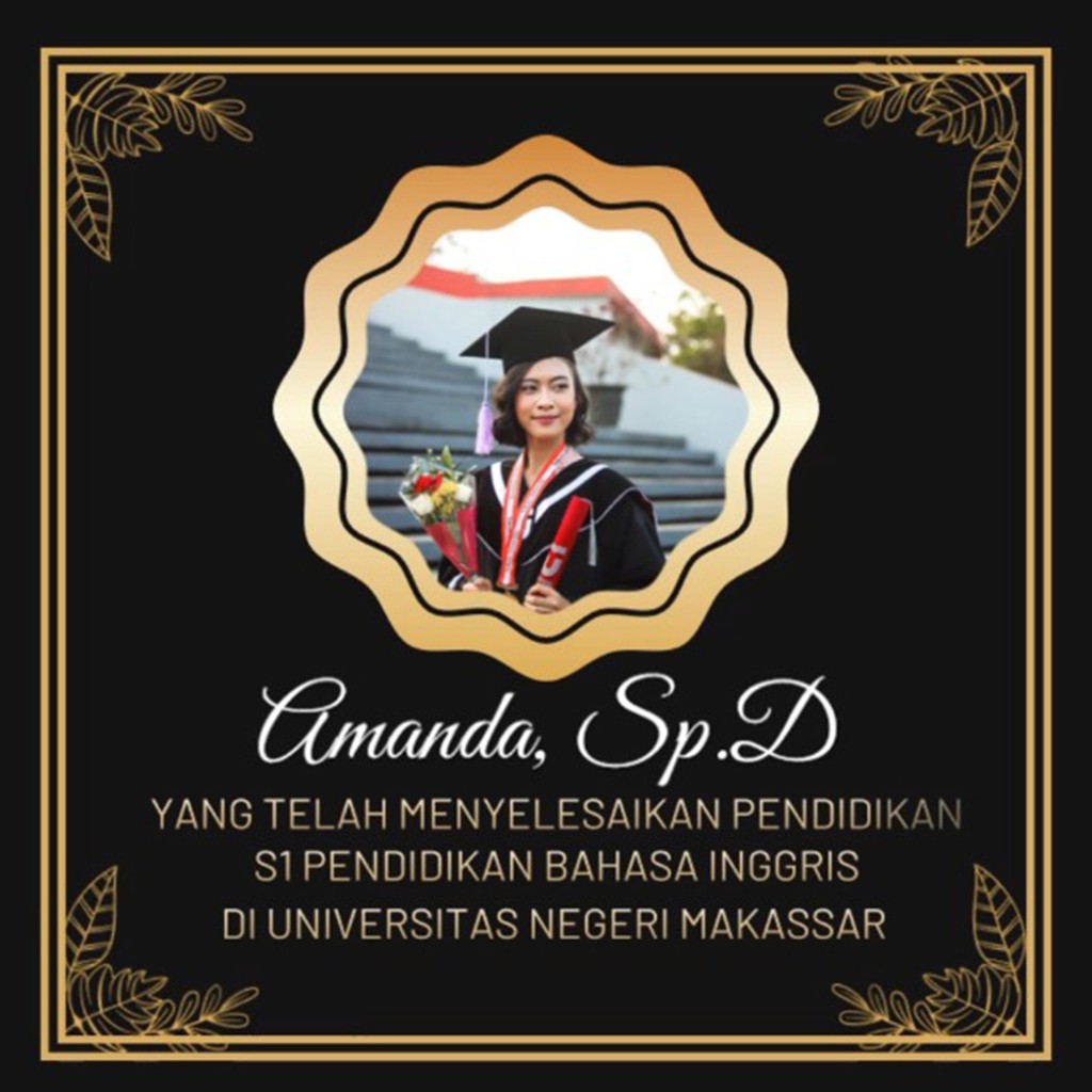 Detail Bingkai Undangan Wisuda Nomer 15