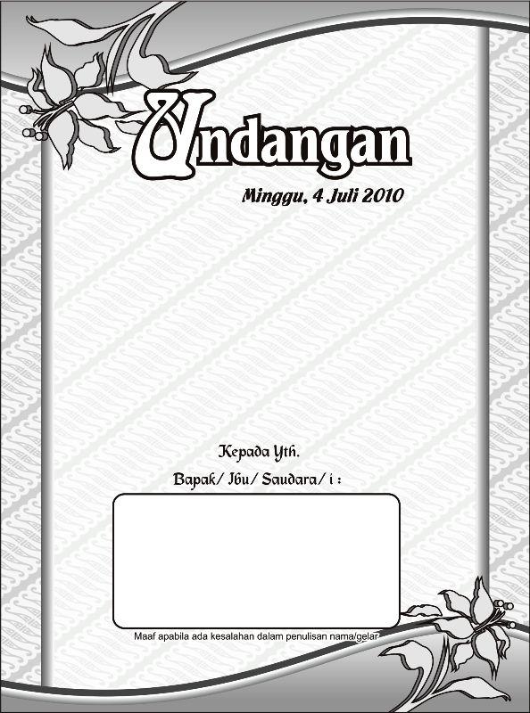 Detail Bingkai Undangan Wisuda Nomer 19