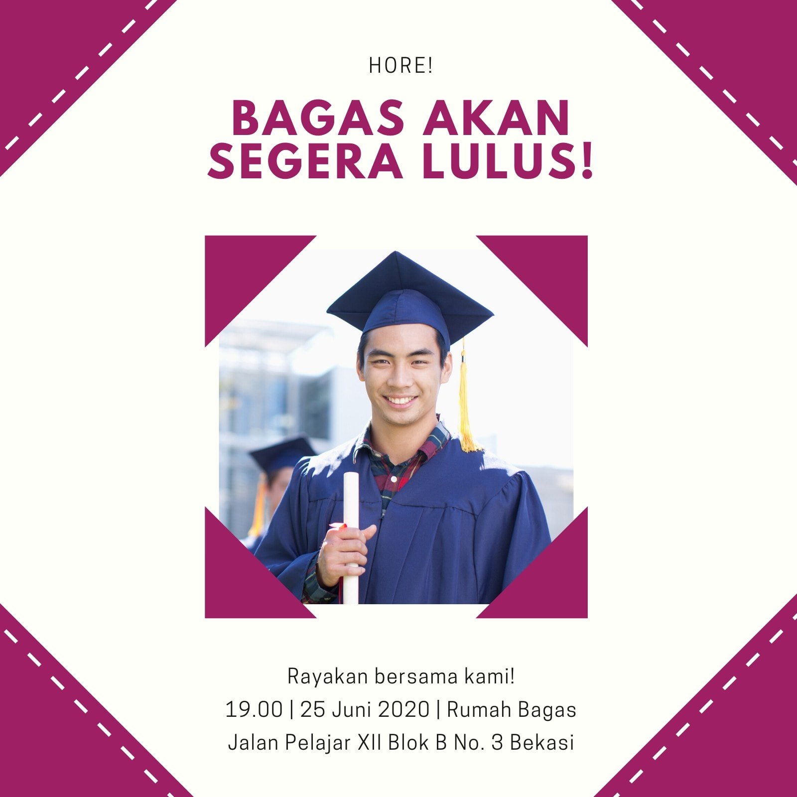 Detail Bingkai Undangan Wisuda Nomer 55