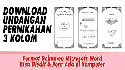 Detail Bingkai Undangan Yang Bisa Di Edit Word Nomer 19