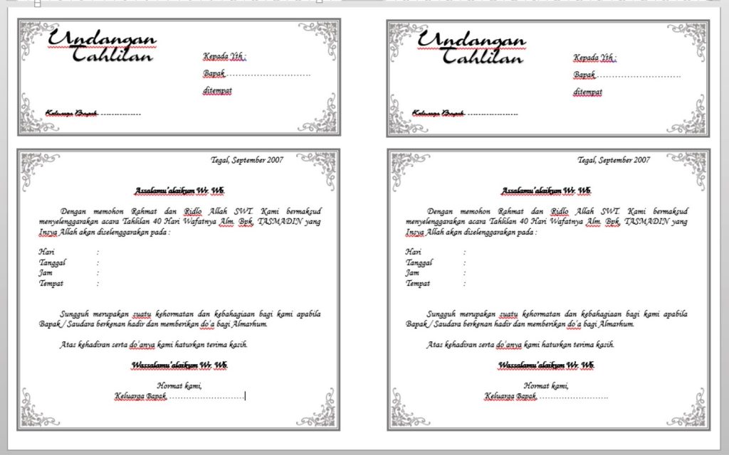 Detail Bingkai Undangan Yang Bisa Di Edit Word Nomer 24