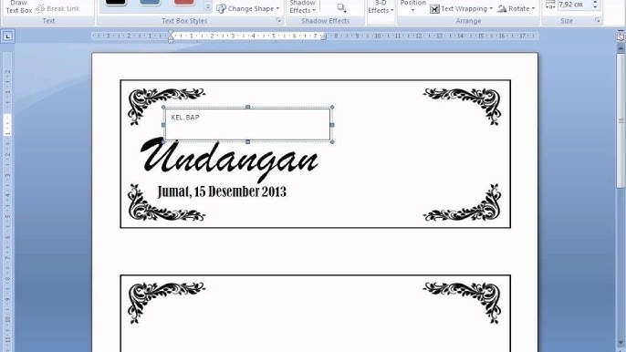 Detail Bingkai Undangan Yang Bisa Di Edit Word Nomer 31