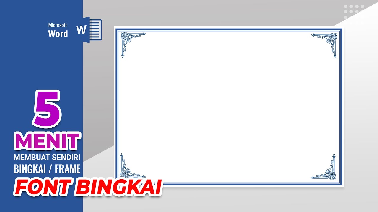 Detail Bingkai Untuk Microsoft Word Nomer 4