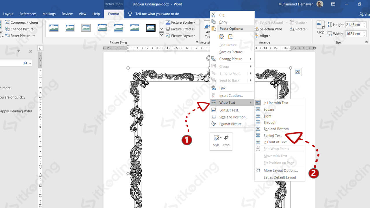 Detail Bingkai Untuk Ms Word Nomer 37