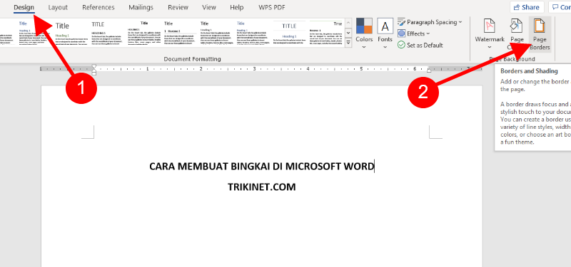 Detail Bingkai Untuk Ms Word Nomer 38
