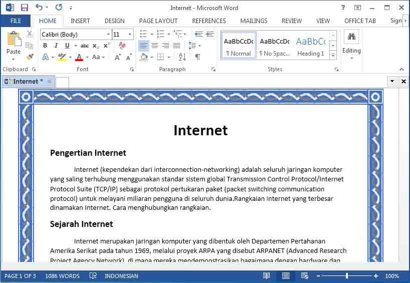 Detail Bingkai Untuk Ms Word Nomer 46