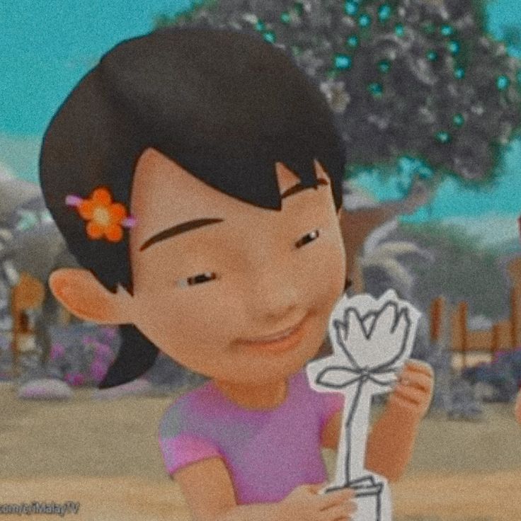 Detail Bingkai Upin Ipin Nomer 13