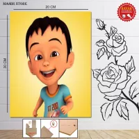 Detail Bingkai Upin Ipin Nomer 51