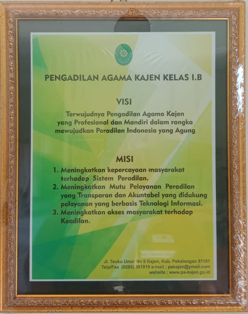 Detail Bingkai Visi Misi Nomer 10