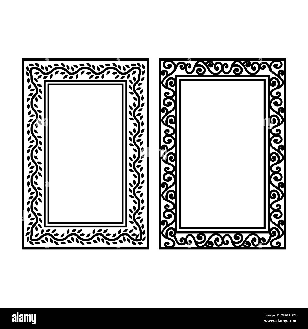 Detail Bingkai Yasin Vector Nomer 23