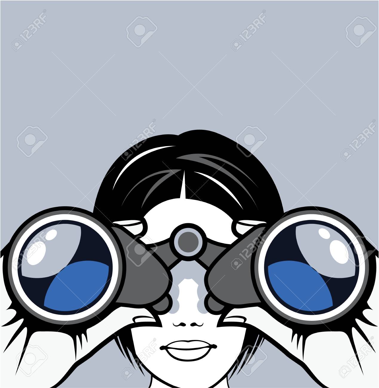 Detail Binocular Clipart Nomer 26