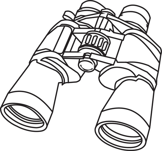 Detail Binocular Clipart Nomer 46