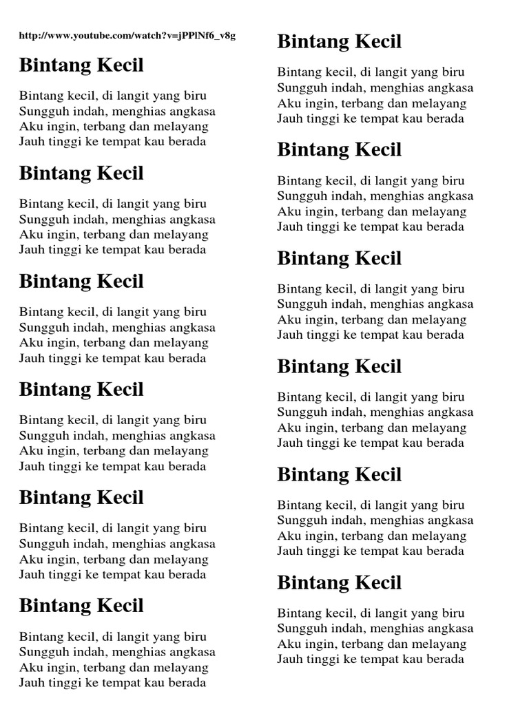 Detail Bintang Kecil Di Langit Yang Biru Nomer 14