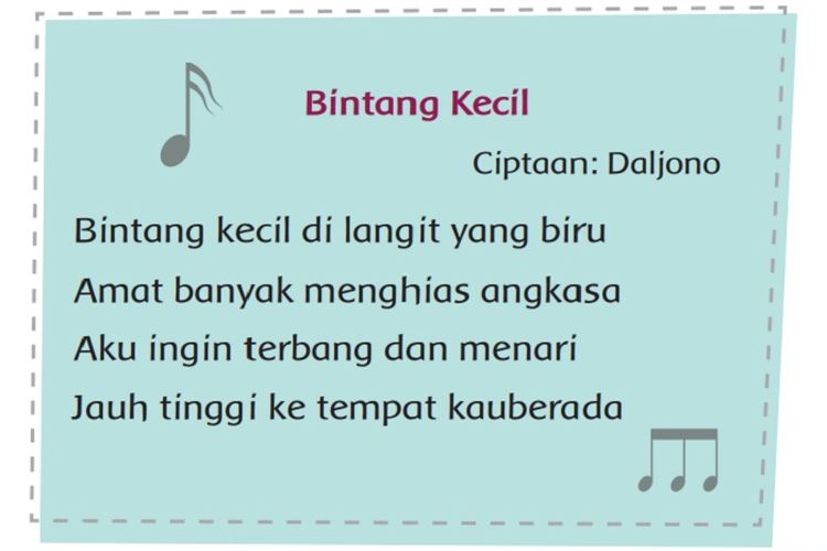 Detail Bintang Kecil Di Langit Yang Biru Nomer 15