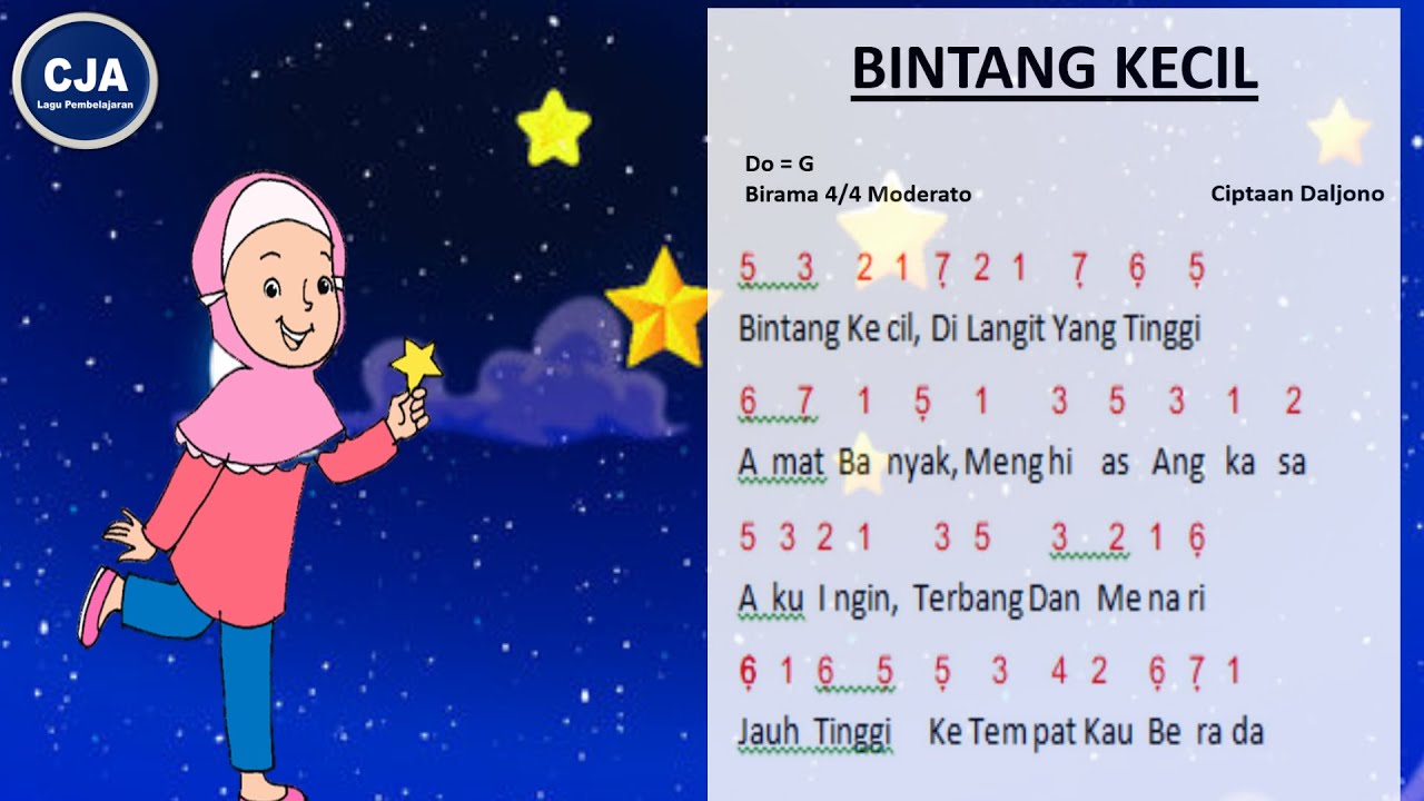 Detail Bintang Kecil Di Langit Yang Biru Nomer 8