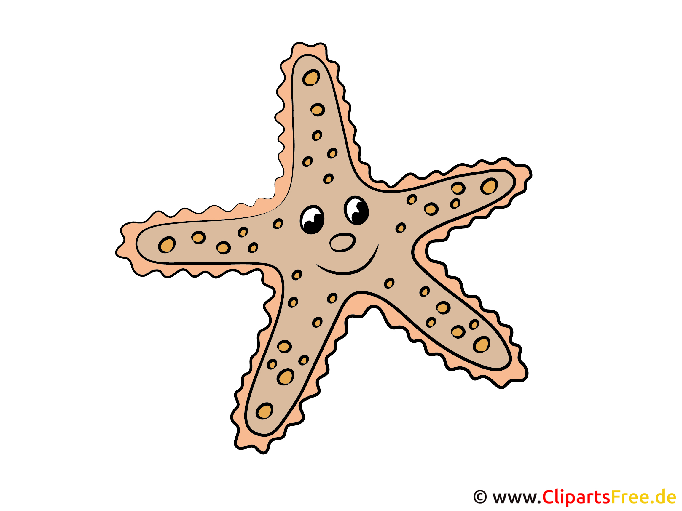 Detail Bintang Laut Clipart Nomer 24