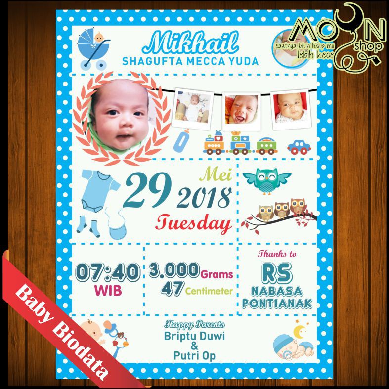 Detail Biodata Baby Nomer 9