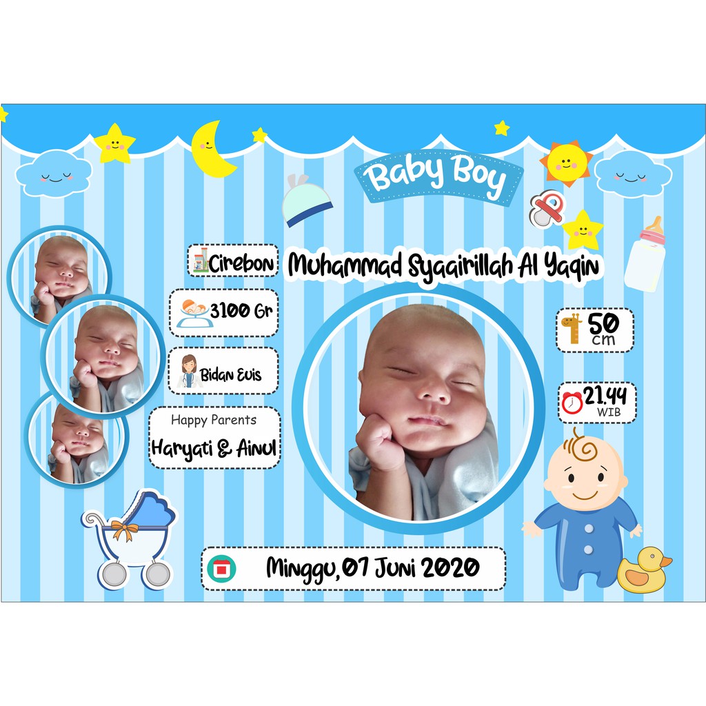 Detail Biodata Bayi Nomer 3