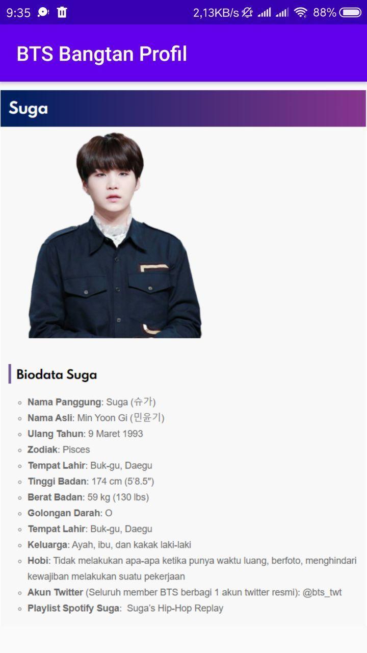 Detail Biodata Dan Foto Bts Nomer 22