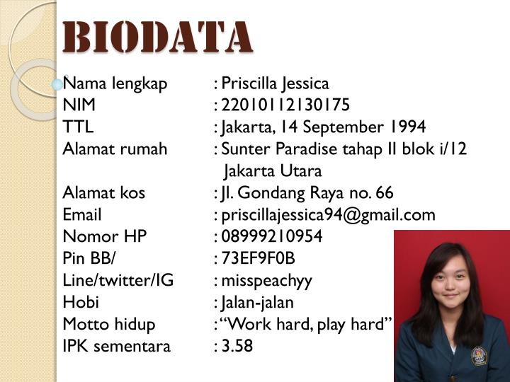 Detail Biodata Power Point Nomer 12