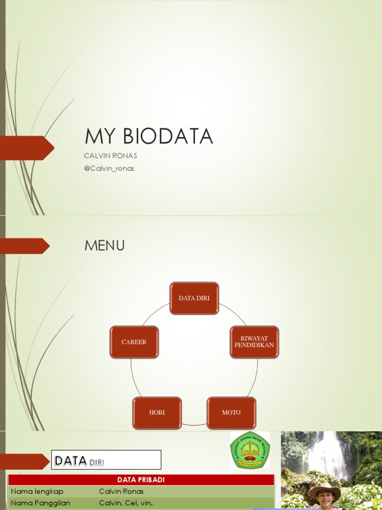 Detail Biodata Power Point Nomer 43