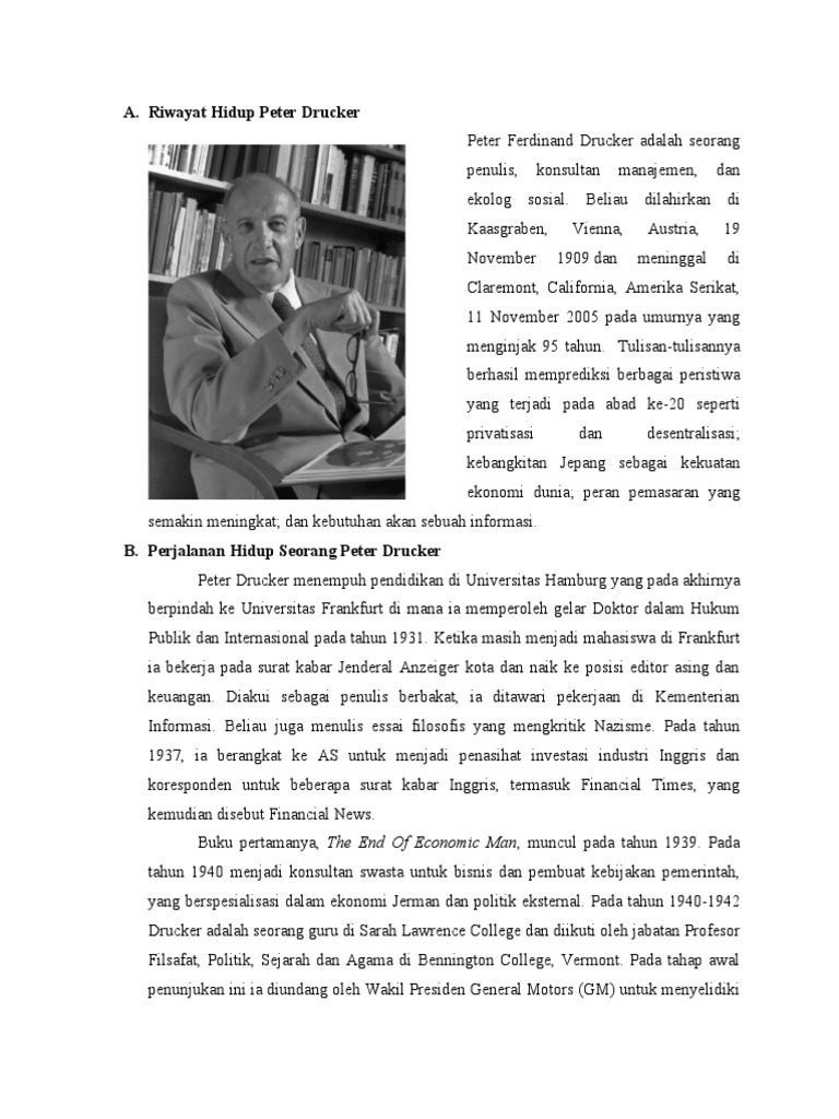 Detail Biografi Peter Drucker Nomer 49