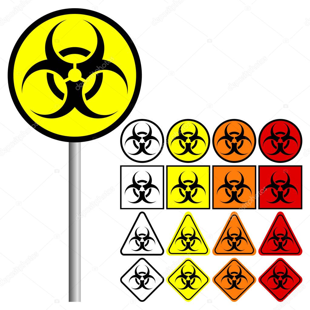 Detail Biohazard Sign Colors Nomer 6