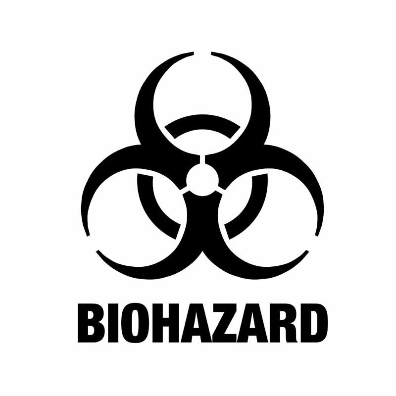 Detail Biohazard Sticker On Car Nomer 30